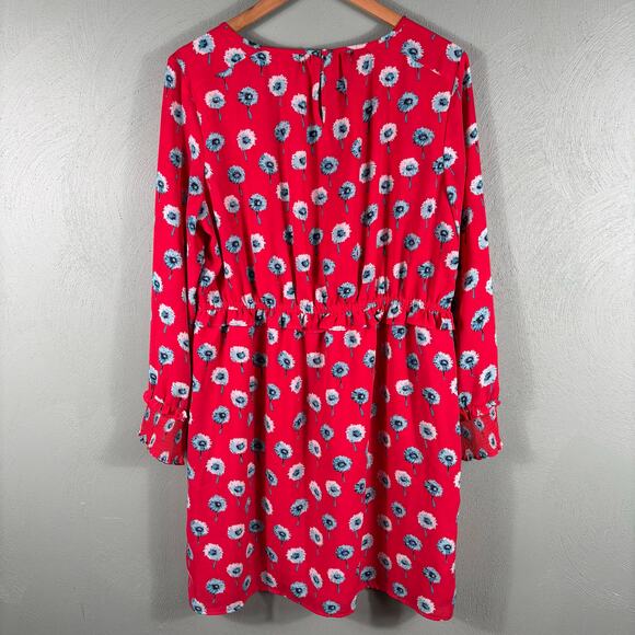 J. Crew Red Floral Midi Dress - Picture 12 of 12